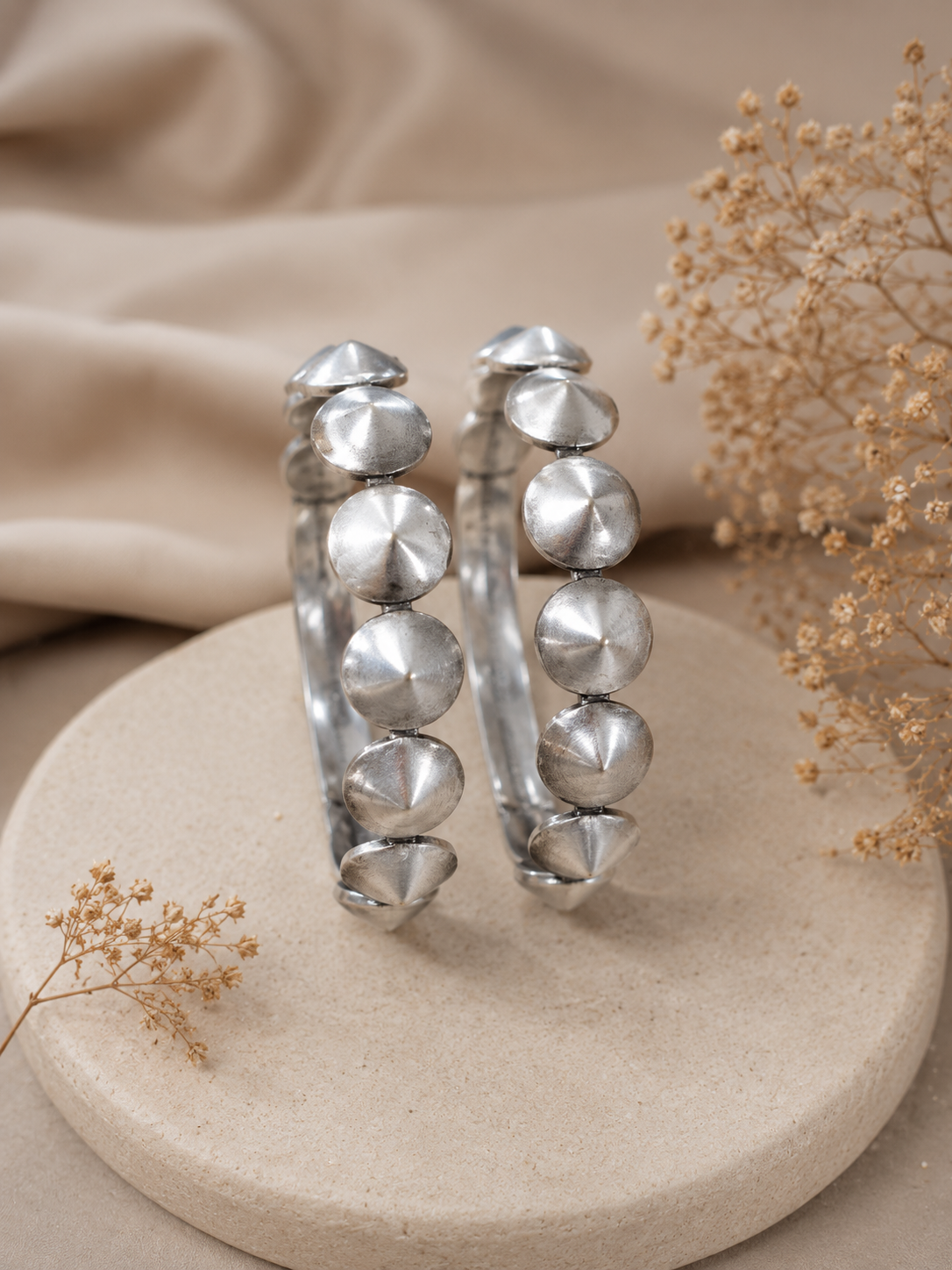 Boho bangles Silver Replica